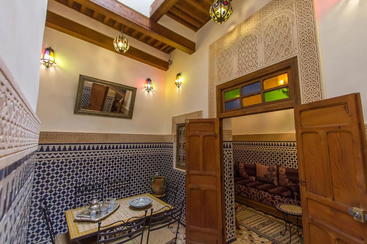 Bed and Breakfast Dar Bhija à Fès Couette-café
