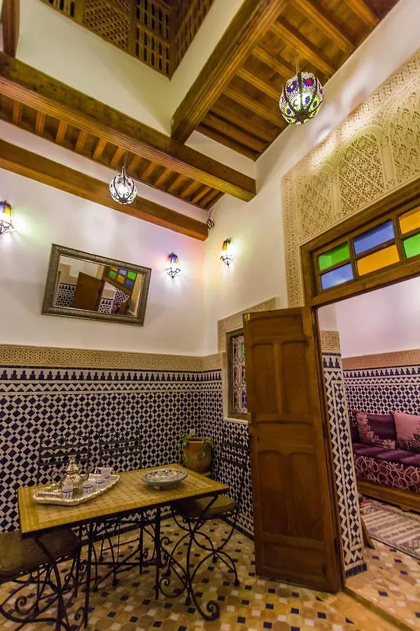 Bed and Breakfast Dar Bhija à Fès Couette-café